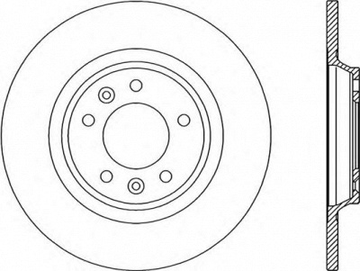 OPEN PARTS bdr203410 -  Тормозной диск